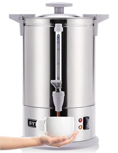 50 Cup Commercial Stainless Steel Coffee Maker Urn