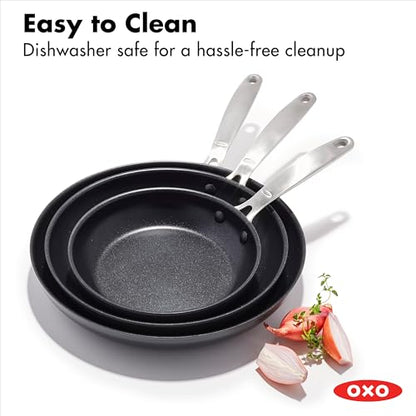 OXO 3-Piece Ceramic Nonstick Frying Pan Set