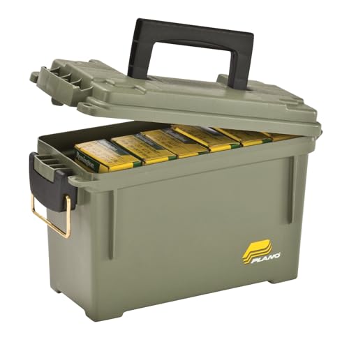 Plano Lockable Ammo Storage Box with Carry Handle