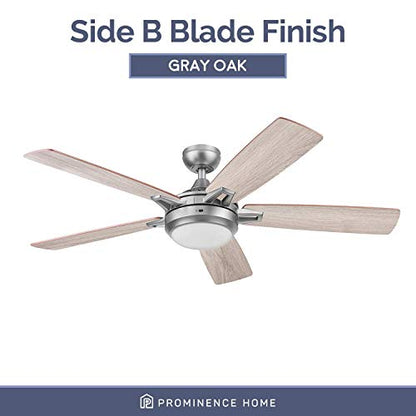 Prominence Home 52" Smart Ceiling Fan with Light