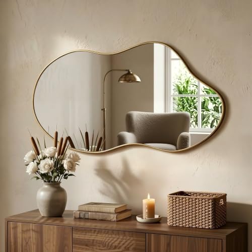 20×36 Inch Irregular Asymmetrical Wall Mirror