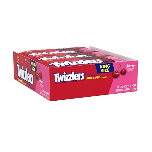 15 Count Twizzlers Pull 'N' Peel Candy Packs