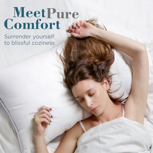 Queen Size Gusseted Down Alternative Pillows Set