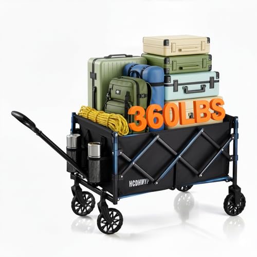 120L Heavy Duty Collapsible Folding Utility Wagon Cart