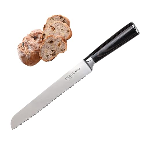8-Inch Serrated Bread Knife for Sourdough and Cake