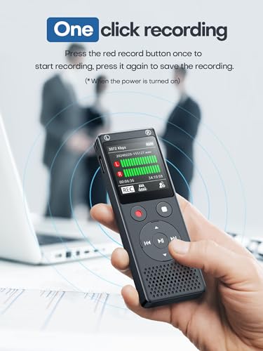 Fillman 64GB Voice Activated Recorder with Playback