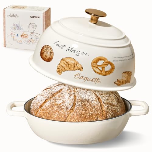 5 Quart Enameled Cast Iron Dutch Oven with Lid