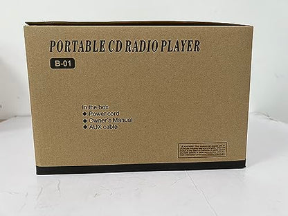 Gueray Portable CD Player Boombox with Bluetooth