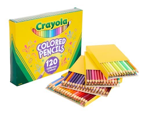 120 Count Crayola Kids Colored Pencils Set