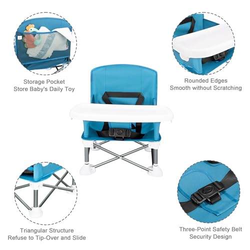 Portable Toddler Booster Seat for Indoor Outdoor Use