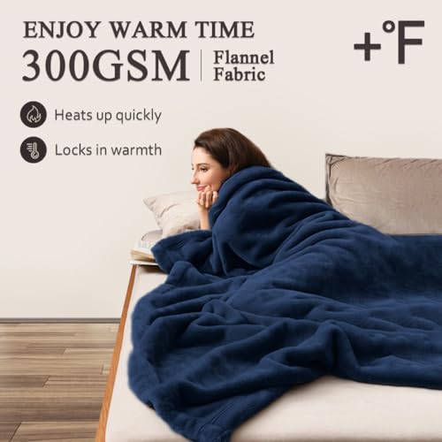 LaSyL Cozy Plush Fleece Blanket King Size