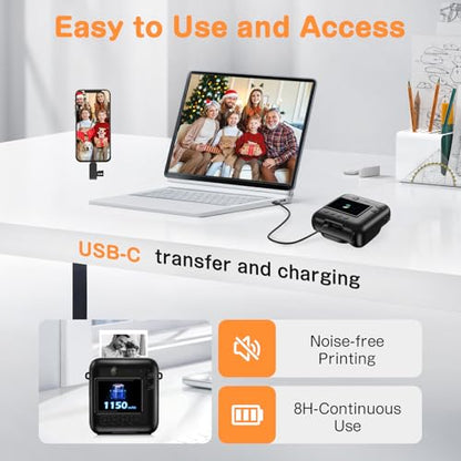 Kids 48MP Dual-Lens Digital Camera with Print