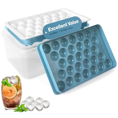 2 Pack Ice Cube Trays BPA-Free Reusable
