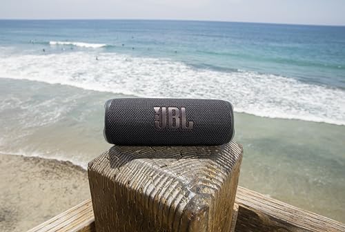 JBL Flip 6 - Portable Bluetooth Speaker, powerful sound and deep bass, IPX7 waterproof, 12 hours of playtime, JBL PartyBoost for multiple speaker pairing for home, outdoor and travel (Black)