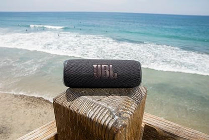 JBL Flip 6 - Portable Bluetooth Speaker, powerful sound and deep bass, IPX7 waterproof, 12 hours of playtime, JBL PartyBoost for multiple speaker pairing for home, outdoor and travel (Black)