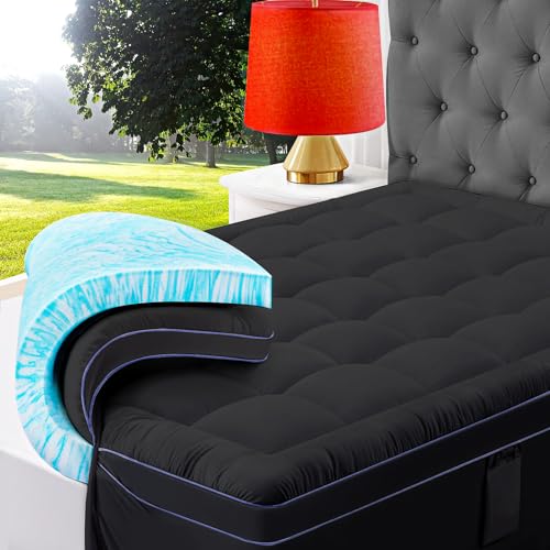 Queen 3-Inch Gel Memory Foam Mattress Topper
