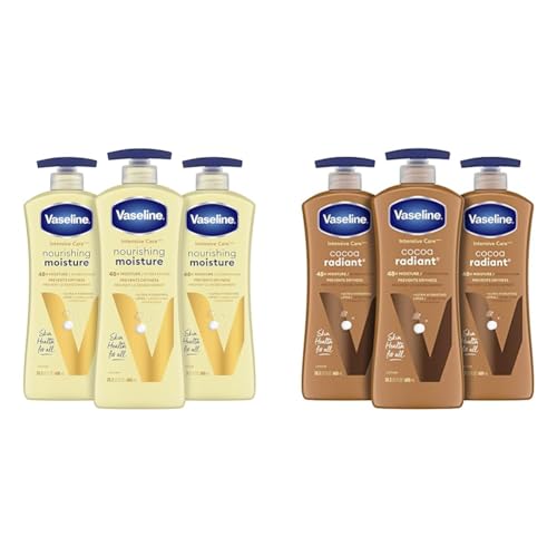 20.3 oz Vaseline Intensive Care Body Lotion Duo