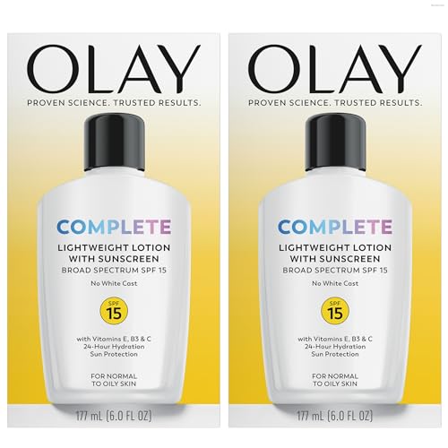 2 Pack Olay SPF 15 Face Moisturizer Lotion