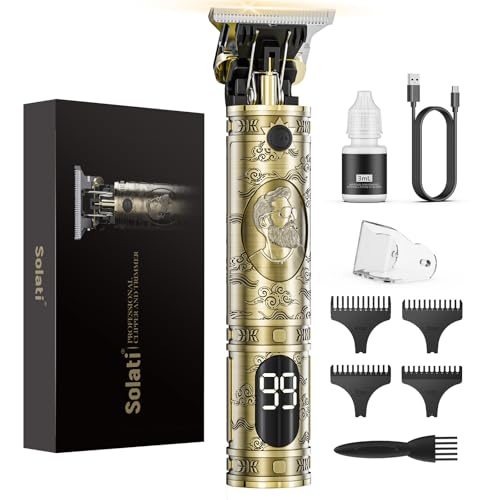 Cordless LCD Beard Trimmer Hair Clipper Kit