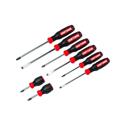 8 Piece CRAFTSMAN Bi-Material Screwdriver Set