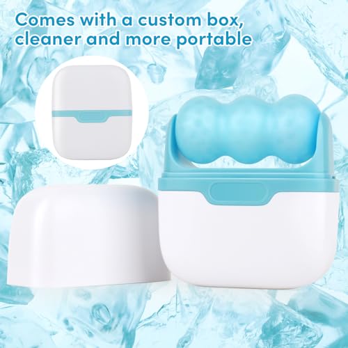 Fronnor Ice Roller for Face,Eyes,Women Gifts Idea,Therapeutic Cooling to Tighten Brighten Complexion and Reduce Wrinkles,Massager Under Eye Puffiness,Migraine and Pain Relidf