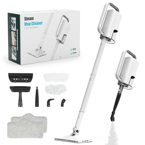 6 in 1 Steam Mop Cleaner with Removable Tank