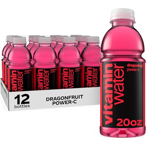 12 Pack vitaminwater Power-C Dragonfruit Flavored Water Bottles