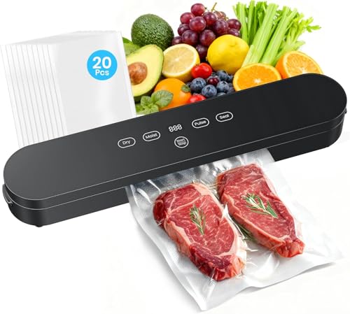 75kPa Compact 4-in-1 Food Vacuum Sealer Machine