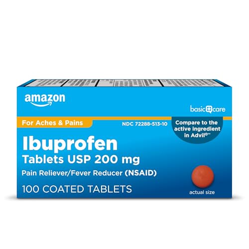 100 Count Ibuprofen Tablets 200mg Pain Reliever