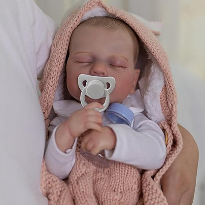 DAYOFF KIDS Reborn Baby Dolls, 20 Inch Lifelike Realistic Anatomically Correct Newborn Baby Doll That Look Real,Christmas/Birthday Baby Doll Gift for Kids Age 3 +