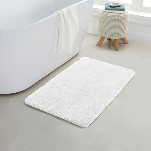 17" x 24" Extra Thick Microfiber Bathroom Rug Non-Slip
