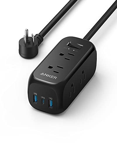 Anker USB C Power Strip Surge Protector 6 Outlets