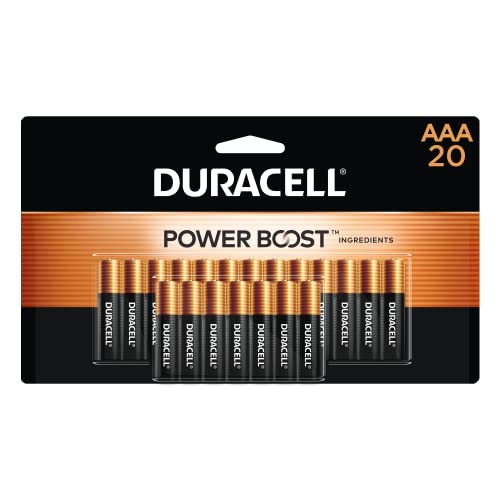 20 Count Duracell Coppertop AAA Alkaline Batteries