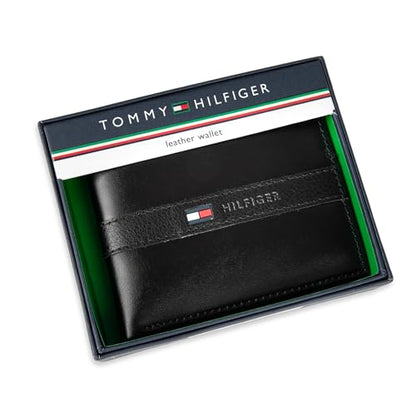Tommy Hilfiger Slim Bifold Leather Wallet with ID