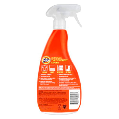 Tide Laundry Stain Remover with Oxi, Rescue Clothes, Upholstery, Carpet and more from Tough Stains, Stain Treater, 22 Fl Oz (Pack of 4)