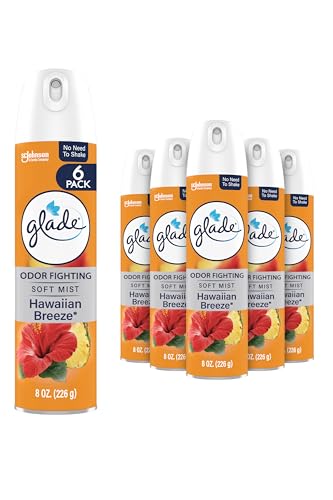 6 Pack Glade Hawaiian Breeze Air Freshener Spray