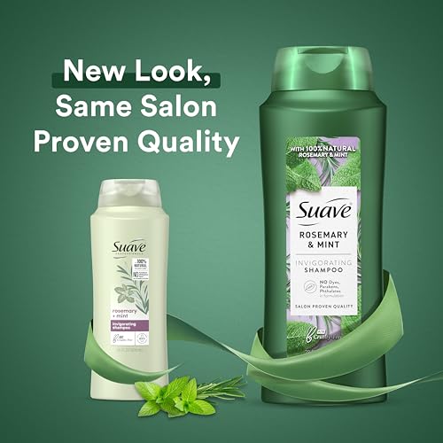 UPDATE: DEAD ❗ UPDATE Suave Professionals Invigorating Shampoo for Dry and Damaged Hair Rosemary and Mint Paraben free and Dye free Hair 28 fl oz