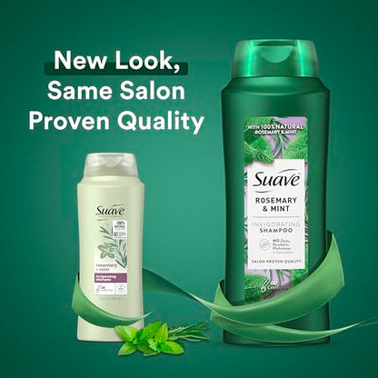 UPDATE: DEAD ❗ UPDATE Suave Professionals Invigorating Shampoo for Dry and Damaged Hair Rosemary and Mint Paraben free and Dye free Hair 28 fl oz