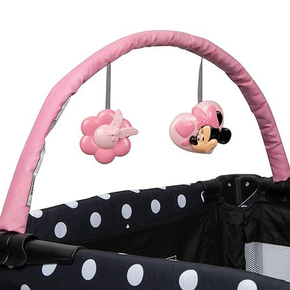 UPDATE: DEAD!  Disney Baby® 3D Ultra Play Yard with Bassinet and Storage Bag, Peeking Minnie
