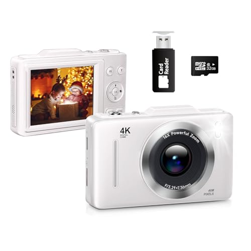 32GB Kids Digital Camera 4K