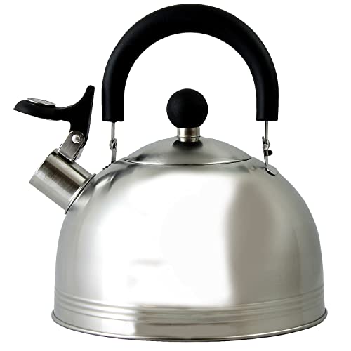 1.5-Quart Mr. Coffee Stainless Steel Whistling Kettle