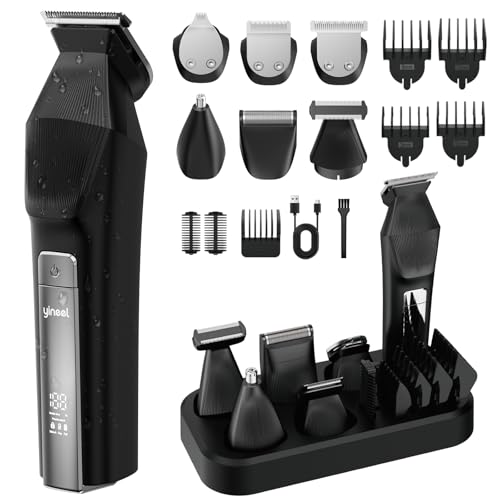 Cordless Waterproof Beard Trimmer and Grooming Kit