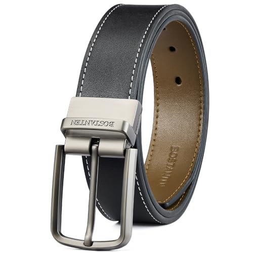 BOSTANTEN Reversible Leather Dress Belt