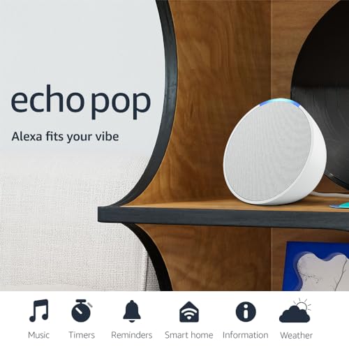 Amazon Echo Pop - Smallest Alexa Speaker