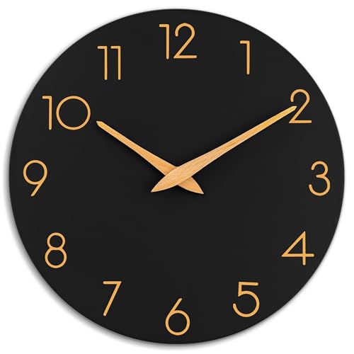 Modern Silent Wall Clock Battery Operated Decorative