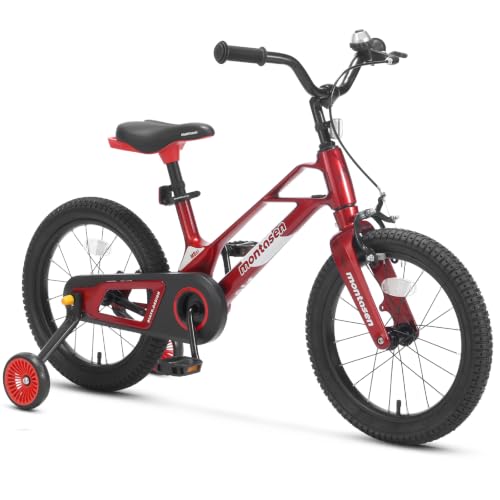 Lightweight Kids Bike with Training Wheels 14 16 Inch