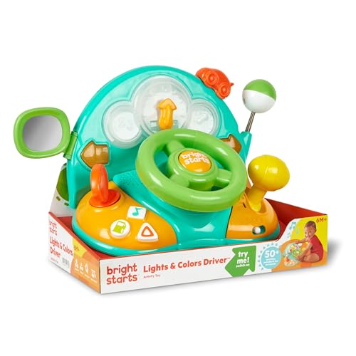 Bright Starts Lights and Sounds Toy Steering Wheel