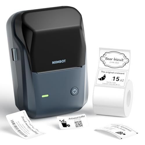 NIIMBOT B1 Bluetooth Thermal Label Maker Printer