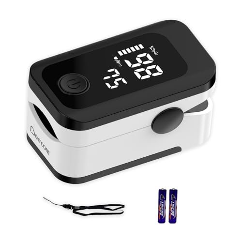 Berrcom Fingertip Pulse Oximeter Oxygen Saturation Monitor