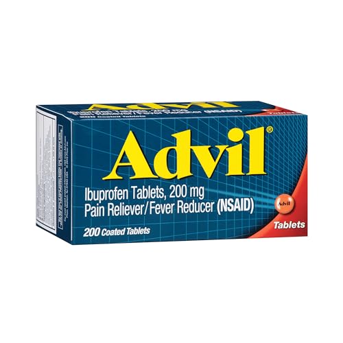200 Count Advil Ibuprofen Pain Reliever Tablets